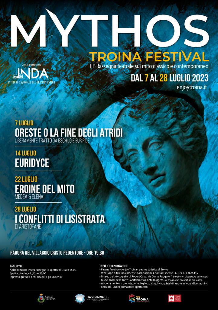 Troina: Dal 7 al 28 Luglio in scena il “Mythos Troina Festival” 